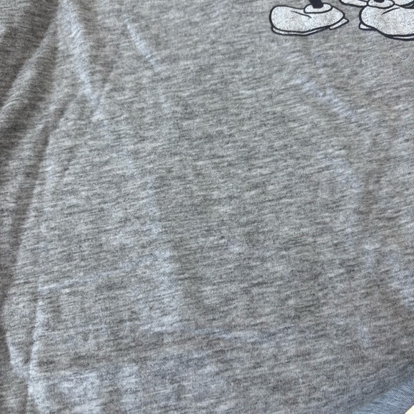 Mickey and Friends XL Womens Heathered Grey VNeck Tshirt Retro Comfy Disney - Picture 15 of 15